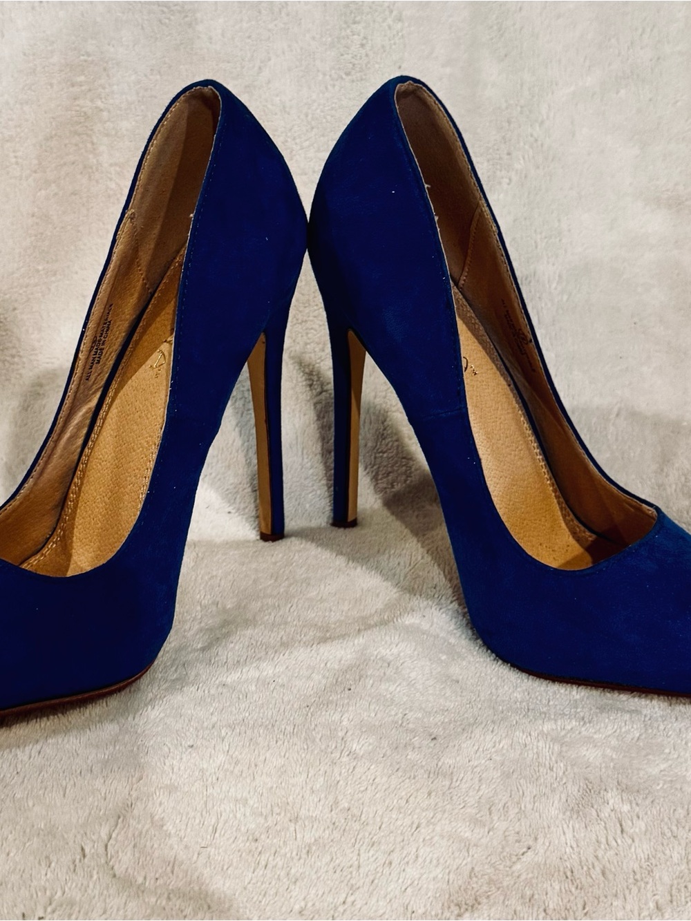 Liliana‎ Royal Blue Suede Stiletto Pumps